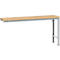 Table d'extension UNIVERSAL Spezial Manuflex, 1750 x 800 mm, multiplex nature, argenté