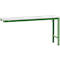 Table d'extension UNIVERSAL Spezial Manuflex, 1750 x 800 mm, plastique gris clair, vert réséda