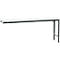Table d'extension UNIVERSAL Spezial Manuflex, 2000 x 800 mm, mélaminé gris clair, anthracite