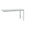Table d'extension UNIVERSAL Spezial Manuflex, plateau en plastique, 1750 x 1000, argenté