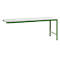 Table d'extension UNIVERSAL Spezial Manuflex, plateau mélaminé, 2000 x 1000, vert réséda