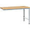 Table d'extension UNIVERSAL Spezial Manuflex, plateau multiplex, 1500 x 1000, argenté