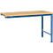 Table d'extension UNIVERSAL Spezial Manuflex, plateau multiplex, 1500 x 1000, bleu brillant