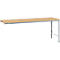 Table d'extension UNIVERSAL Spezial Manuflex, plateau multiplex, 2000 x 1000, argenté