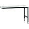Table d'extension UNIVERSAL Standard Manuflex, 1500 x 800 mm, mélaminé gris clair, anthracite
