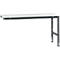 Table d'extension UNIVERSAL Standard Manuflex, 1750 x 800 mm, mélaminé gris clair, anthracite