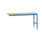 Table d'extension UNIVERSAL Standard Manuflex, 1750 x 800 mm, multiplex nature, bleu brillant