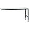 Table d'extension UNIVERSAL Standard Manuflex, 2000 x 800 mm, mélaminé gris clair, anthracite