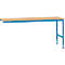 Table d'extension UNIVERSAL Standard Manuflex, 2000 x 800 mm, multiplex nature, bleu clair