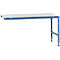 Table d'extension UNIVERSAL Standard Manuflex, plateau en plastique, 1750 x 1000, bleu brillant