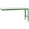 Table d'extension UNIVERSAL Standard Manuflex, plateau en plastique, 2000 x 1000, vert réséda