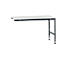 Table d'extension UNIVERSAL Standard Manuflex, plateau mélaminé, 1500 x 1000, anthracite