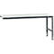Table d'extension UNIVERSAL Standard Manuflex, plateau mélaminé, 2000 x 1000, anthracite