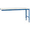 Table d'extension UNIVERSAL Standard Manuflex, plateau mélaminé, 2000 x 1000, bleu brillant