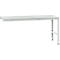 Table d'extension UNIVERSAL Standard Manuflex, plateau mélaminé, 2000 x 1000, gris clair