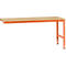 Table d'extension UNIVERSAL Standard Manuflex, plateau multiplex, 2000 x 1000, orangé rouge