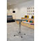 Table de bar Quickstep, résistante aux désinfectants, cadre chromé