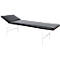 Table de massage et d'examen, 2000 x 700 x 650 mm, noir