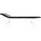 Table de massage et d'examen, L 2000 x l. 700 x H 650 mm, noir