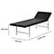 Table de massage, L 2000 x l. 700 x H 500 mm, noir