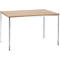 Table de réunion, 1200 x 800 mm, coloris hêtre