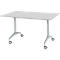 Table de réunion, 1400 x 800 mm, gris clair 