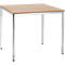 Table de réunion, 800 x 800 mm, coloris hêtre