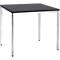 Table de réunion, 800 x 800 mm, noir