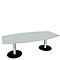 Table de réunion, l. 2400 mm, gris clair