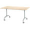 Table de réunion pliable, 1600 x 800 mm, érable