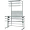 Table de travail à hauteur ajustable électriquement EL-1, 1200 x 800 mm, gris clair/alu blanc