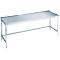 Table de travail en inox, avec garde au sol, 850 x 700 x 1800 mm