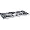 Table de travail en inox avec pattes pliables, l. 600 mm