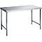 Table de travail en inox, L 1200 x l. 700 x H 850 mm