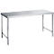 Table de travail en inox, L 1400 x l. 700 x H 850 mm