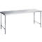 Table de travail en inox, L 1600 x l. 700 x H 850 mm