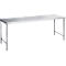 Table de travail en inox, L 1800 x l. 700 x H 850 mm