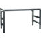Table de travail Ergo, dispositif électrohydraulique, plateau coloris PVC, 1750 x 800 mm, anthracite
