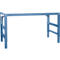 Table de travail Ergo, dispositif électrohydraulique, plateau coloris PVC, 1750 x 800 mm, bleu brillant