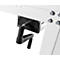 Table de travail Ergo K, avec manivelle, , 1250 x 800 mm, Plateau de table coloris PVC, anthracite