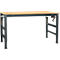 Table de travail Ergo K, avec manivelle, 2000 x 800 mm, plateau multiplex, anthracite