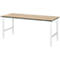 Table de travail, plateau en MDF, l. 2000 x P 800 x H 760-1080 mm
