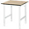 Table de travail, plateau en MDF, l. 750 x P 800 x H 760-1080 mm
