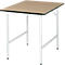 Table de travail - plateau MDF - l. 750 x P 1000 x H 800-850 mm - hêtre