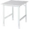 Table de travail, plateau mélaminé, l. 750 x P 1000 x H 760-1080 mm