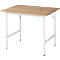 Table de travail RAU, plateau en hêtre, 1000 x 1000 x 800-850 mm