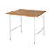 Table de travail RAU, plateau en hêtre, 1000 x 800 x 800-850 mm