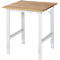 Table de travail RAU, plateau en hêtre, l. 750 x P 800 x H 760-1080 mm