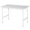 Table de travail RAU, plateau mélaminé, 1250 x 800 x 800-850 mm