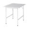 Table de travail RAU, plateau mélaminé, 750 x 1000 x 800-850 mm